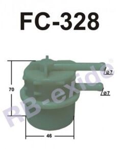 RB-exide FC-328 фильтр топливный (аналог SCT ST 6107) MB433774